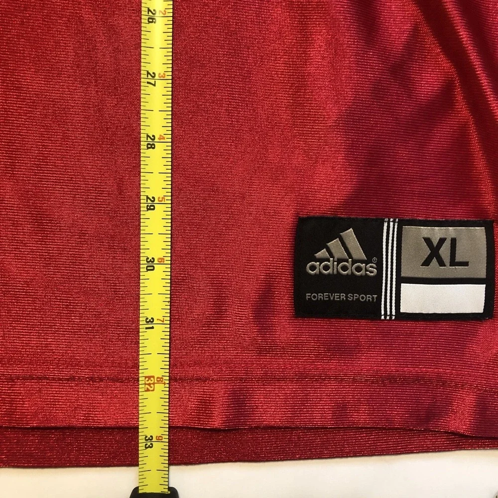Adidas Louisville Cardinals Basketball Jersey Size XL Polyester Red